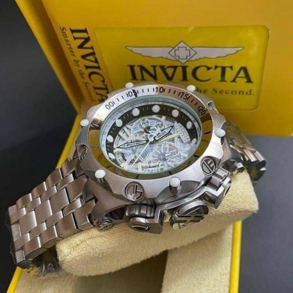 Invicta Hybrid Esqueleto PRATA / BRANCO - Imagem 3