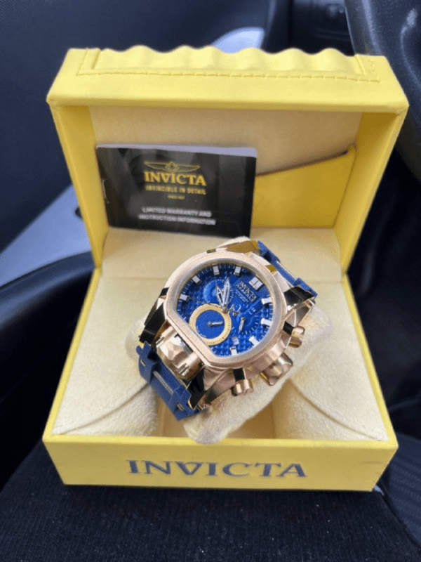 Invicta Magnum Reserve Bolt Zeus Blue Dial - Image 3