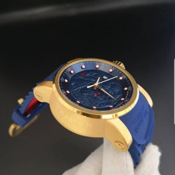 Invicta Yakuza azul / dourado - Imagem 2