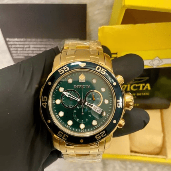 Pro Diver 0075 Banhado A Ouro