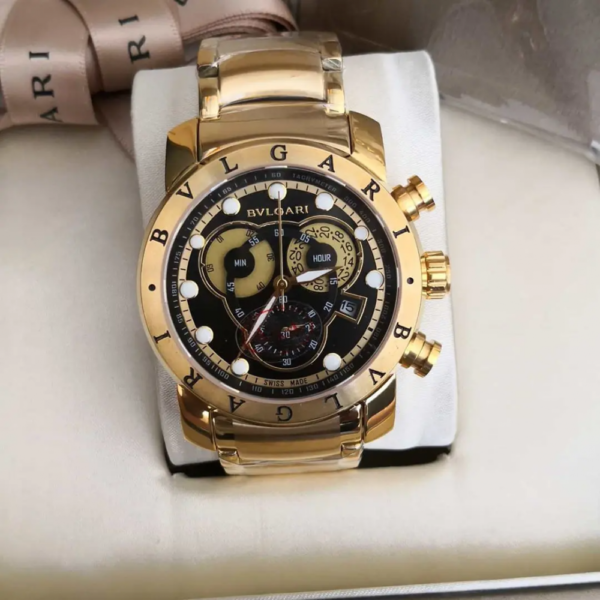 Relógio Bvlgari CH 45 Gold Black