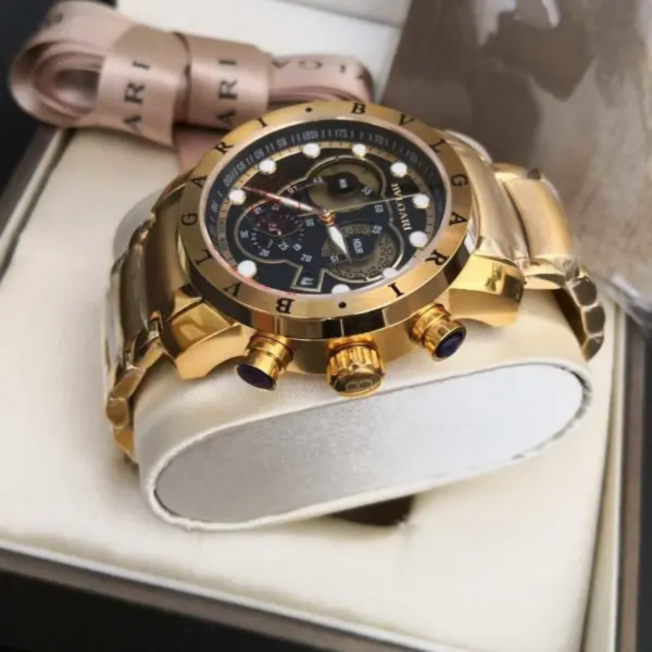 Relógio Bvlgari CH 45 Gold Black - Imagem 3
