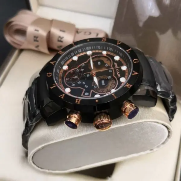 Relógio Bvlgari CH 45 Preto - Imagem 3