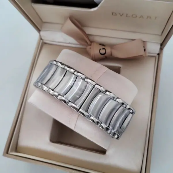 Relógio Bvlgari Iron Man Prata - Imagem 5