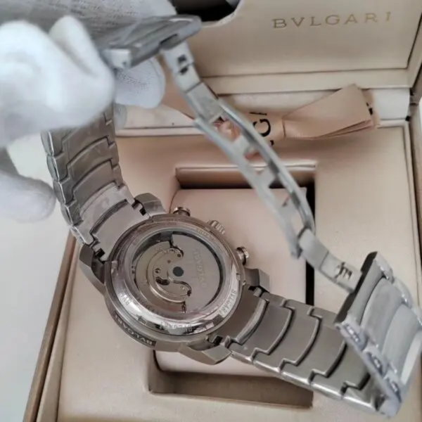 Relógio Bvlgari Iron Man Prata - Imagem 4