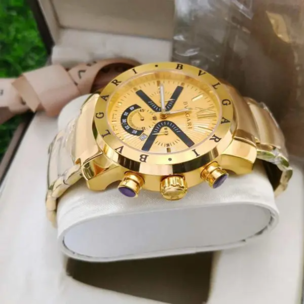 Bvlgari Iron Man SD38S Gold - Image 3