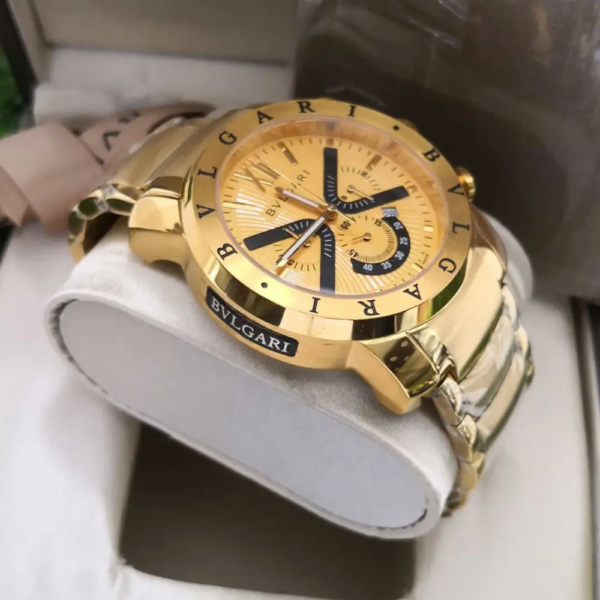 Bvlgari Iron Man SD38S Gold - Image 2
