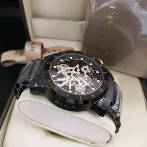 Relógio Bvlgari New Skeleton Black - Imagem 2