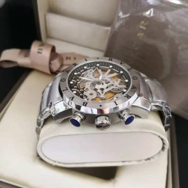 Relógio Bvlgari New Skeleton Silver - Imagem 3