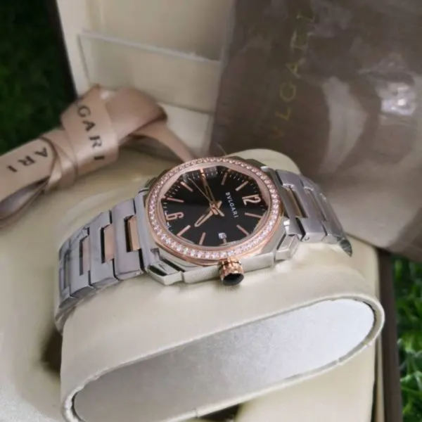 Relógio Bvlgari Octo Cravejado - Imagem 3