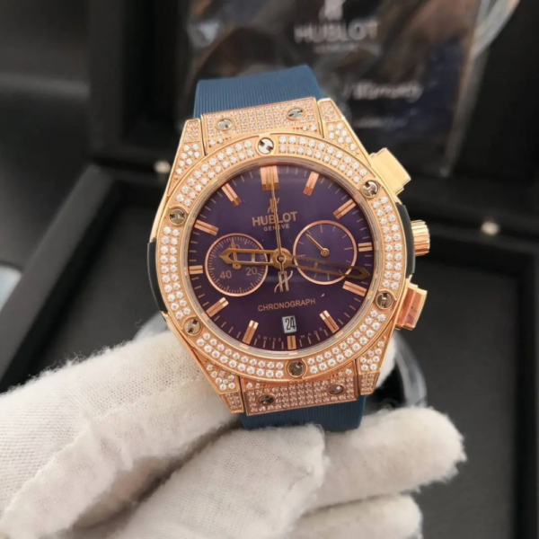 Hublot Big Bang Azul Cravejado