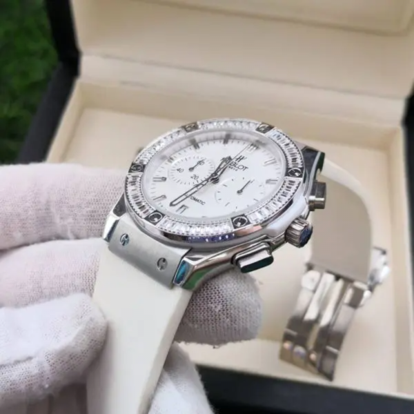 Hublot Big Bang Branco Cravejado - Image 3