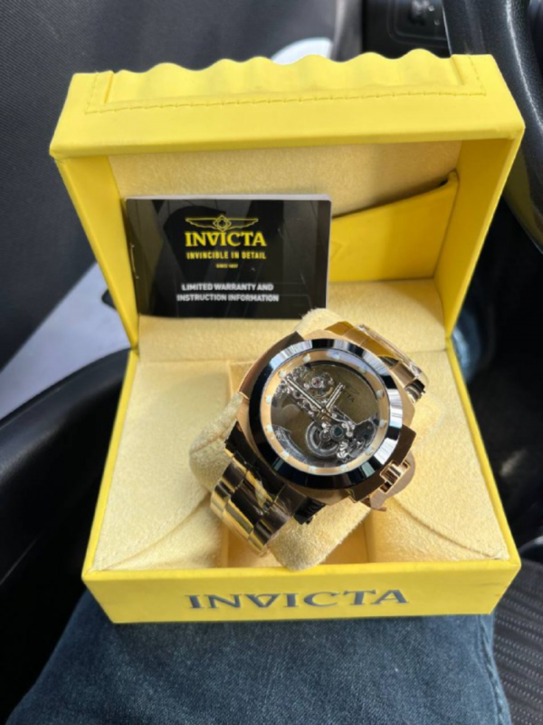 Relógio invicta Coalition force Ouro - Imagem 4
