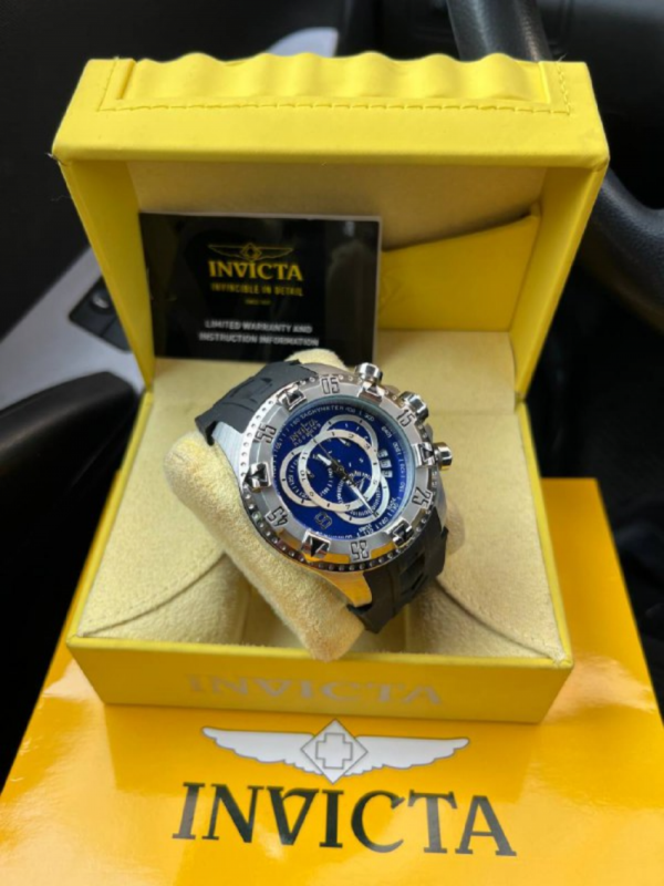 invicta reserve excursion pulseira de silicone