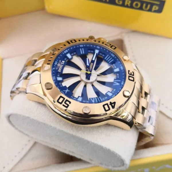 Invicta Speedway dourado / azul - Imagem 2