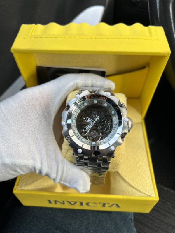 Invicta Venom Hybrid Shutter prata - Imagem 2