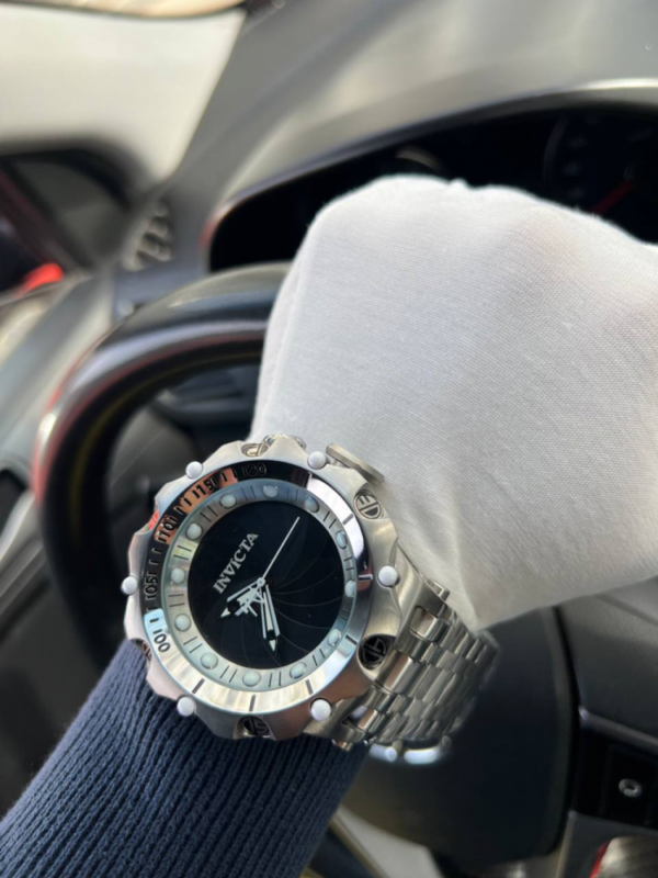 Invicta Venom Hybrid Shutter prata - Imagem 9