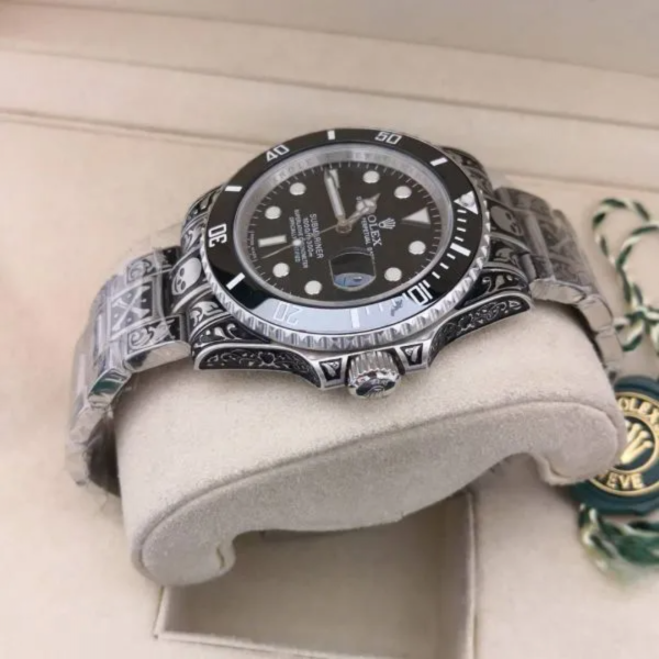 Relógio Submariner Entalhado - Imagem 3