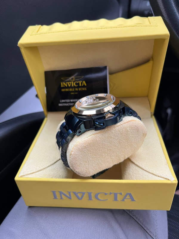 Relogio Invicta Coalition dourado / preto - Imagem 2