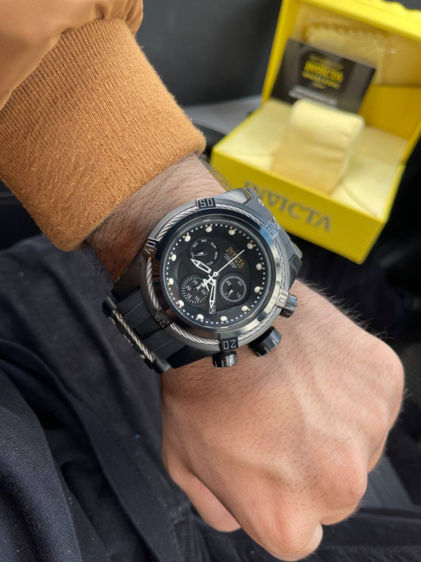 Invicta Reserve  Relógio Preto Jason Taylor - Image 7