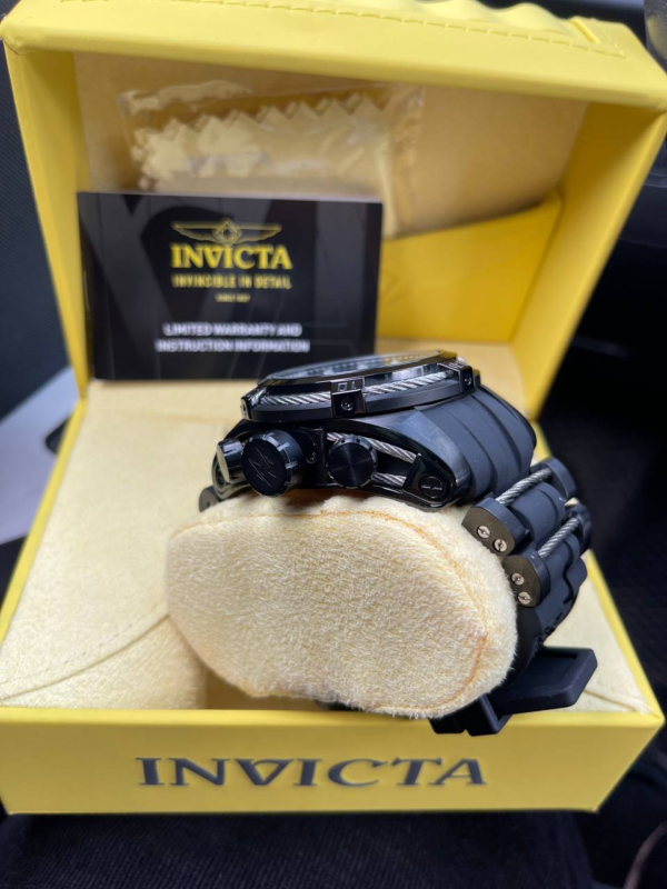 Invicta Reserve  Relógio Preto Jason Taylor - Image 4
